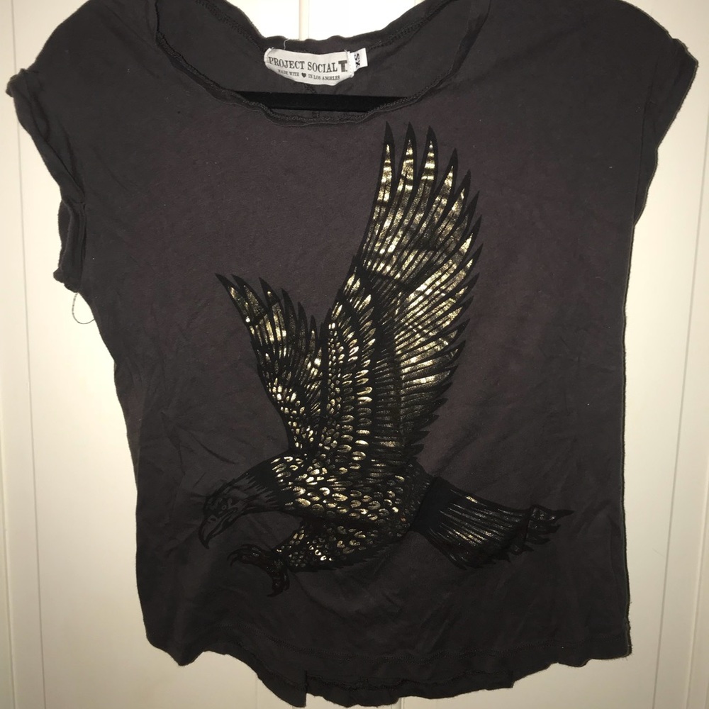 Grey graphic t- shirt